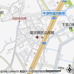 佐賀県小城市牛津町上砥川484-37周辺の地図