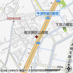 佐賀県小城市牛津町上砥川484-9周辺の地図