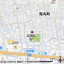 佐賀県佐賀市鬼丸町12周辺の地図