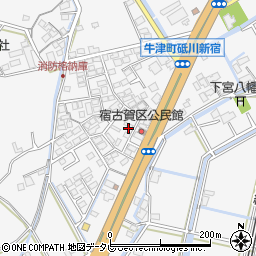 佐賀県小城市牛津町上砥川484-87周辺の地図