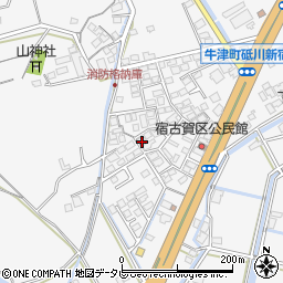 佐賀県小城市牛津町上砥川484-42周辺の地図