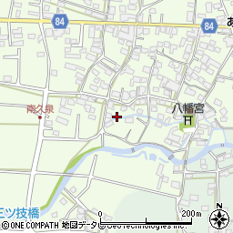 福岡県八女郡広川町久泉162周辺の地図