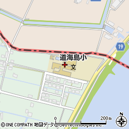 福岡県大川市道海島91周辺の地図