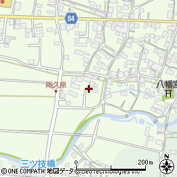 福岡県八女郡広川町久泉402-5周辺の地図