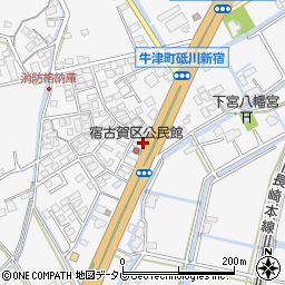 佐賀県小城市牛津町上砥川484-15周辺の地図