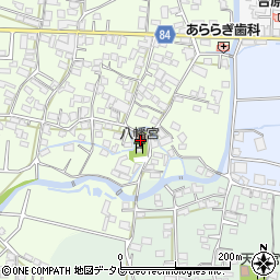 久泉公民館周辺の地図