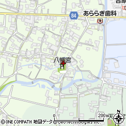 福岡県八女郡広川町久泉176-1周辺の地図