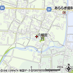 福岡県八女郡広川町久泉174周辺の地図