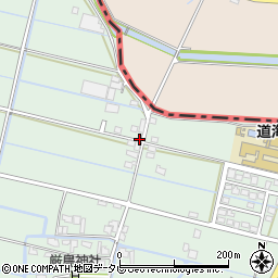 福岡県大川市道海島84周辺の地図