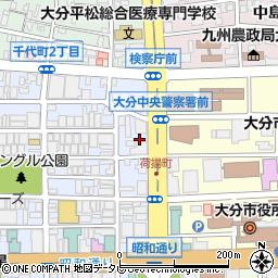 南九州税理士会　大分支部周辺の地図