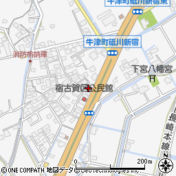 佐賀県小城市牛津町上砥川484-18周辺の地図