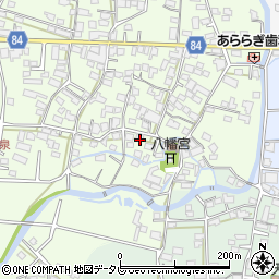 福岡県八女郡広川町久泉171周辺の地図