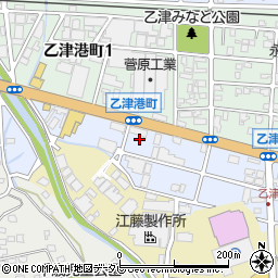 大分県大分市乙津町2-2周辺の地図