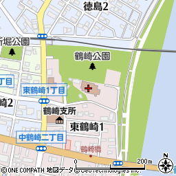 大分市鶴崎公民館周辺の地図