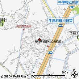 佐賀県小城市牛津町上砥川405-79周辺の地図