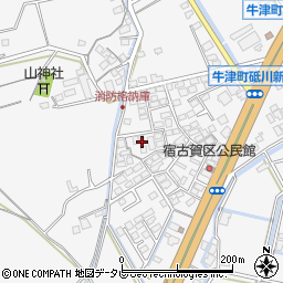 佐賀県小城市牛津町上砥川436-4周辺の地図