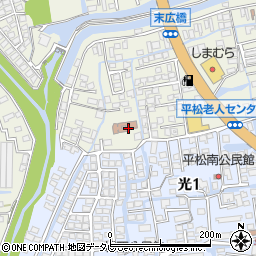 佐賀市役所　平松老人福祉センター周辺の地図