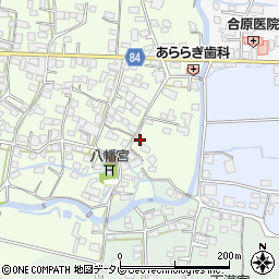 福岡県八女郡広川町久泉17-1周辺の地図