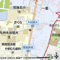 福岡県筑後市蔵数500-21周辺の地図