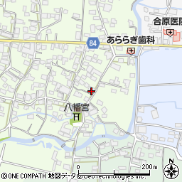 福岡県八女郡広川町久泉65-1周辺の地図