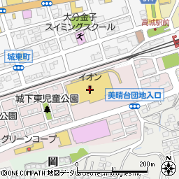 大分銀行イオン高城店第二 ＡＴＭ周辺の地図