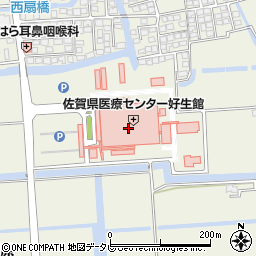 佐賀県医療センター好生館周辺の地図