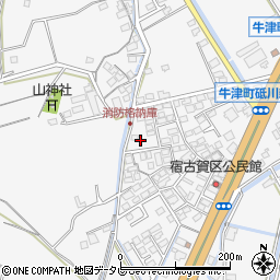 佐賀県小城市牛津町上砥川405-167周辺の地図