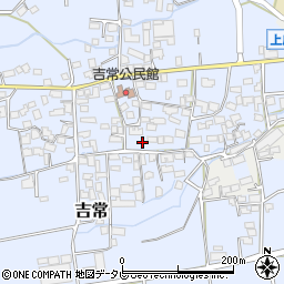 福岡県八女郡広川町吉常周辺の地図