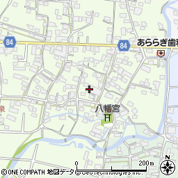 福岡県八女郡広川町久泉135-4周辺の地図