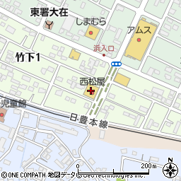 西松屋大分大在店周辺の地図