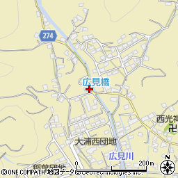 愛媛県宇和島市大浦1668周辺の地図