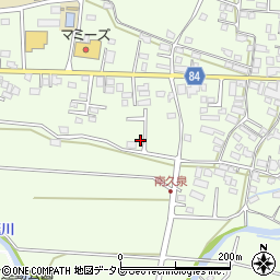 福岡県八女郡広川町久泉536-7周辺の地図