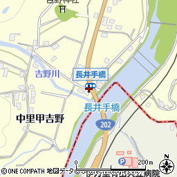 長井手橋周辺の地図