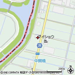 福岡県大川市道海島109周辺の地図