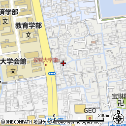 佐賀県佐賀市鬼丸町17-11周辺の地図