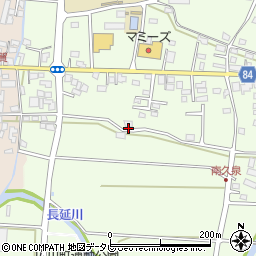 福岡県八女郡広川町久泉517-2周辺の地図