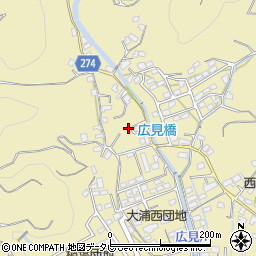 愛媛県宇和島市大浦1665周辺の地図