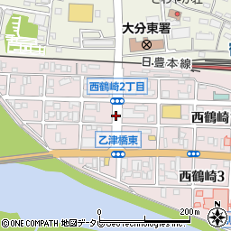 寺司公民館入口周辺の地図