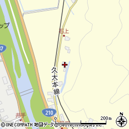 大分県玖珠郡九重町右田2558周辺の地図