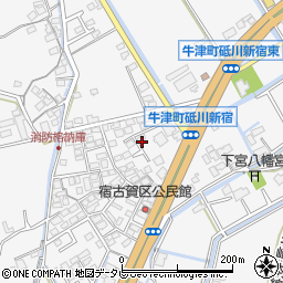 佐賀県小城市牛津町上砥川405-176周辺の地図