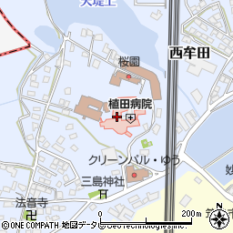 福岡県筑後市西牟田6359周辺の地図