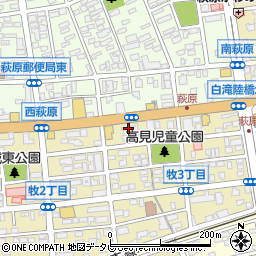 朝日生命保険相互会社　大分城東営業所周辺の地図