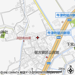 佐賀県小城市牛津町上砥川405-86周辺の地図