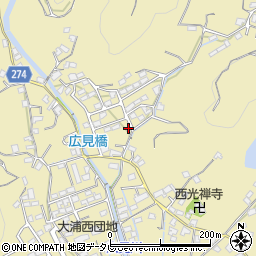 愛媛県宇和島市大浦972周辺の地図