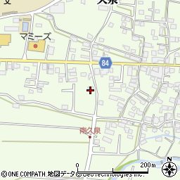 福岡県八女郡広川町久泉533-2周辺の地図