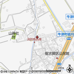 佐賀県小城市牛津町上砥川500-5周辺の地図