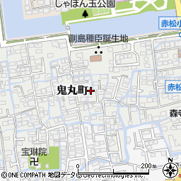 佐賀県佐賀市鬼丸町8周辺の地図