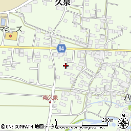福岡県八女郡広川町久泉549-11周辺の地図