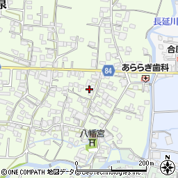 福岡県八女郡広川町久泉118-5周辺の地図