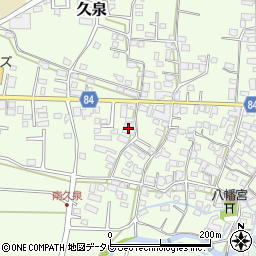 福岡県八女郡広川町久泉570-3周辺の地図